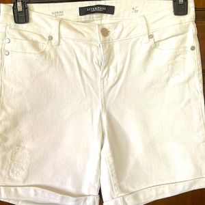 Liverpool, white shorts, size 4
